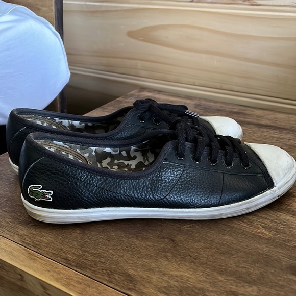 Lacoste Shoes - Lacoste lace leather shoes